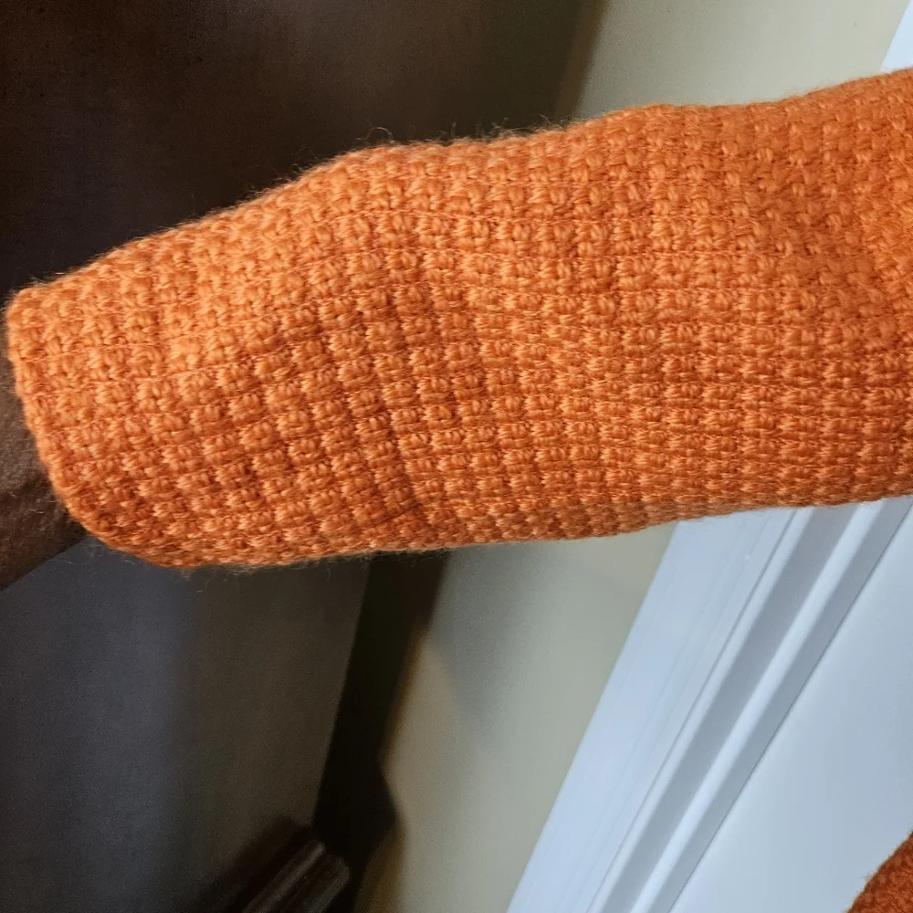 RAFAELLA WOMEN BEAUTIFUL WOOL TANGERINE JACKET SIZE 14 - Picture 8 of 12